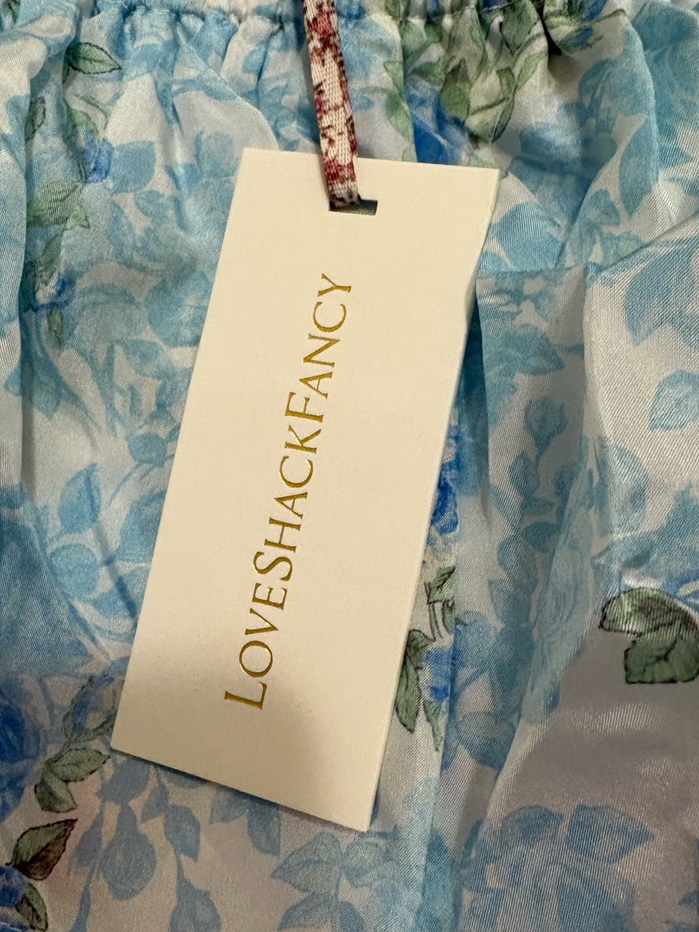 LOVESHACKFANCY Ruffle Mini Skirt in Rainbow Clouds size small new with tags - Picture 7 of 13